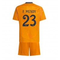 Camiseta Real Madrid Ferland Mendy #23 Segunda Equipación Replica 2024-25 para niños mangas cortas (+ Pantalones cortos)